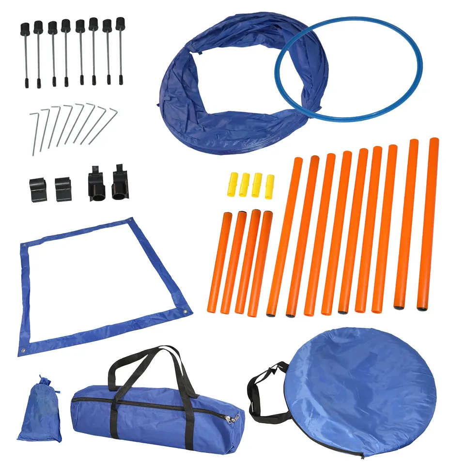 lemodo-agility-set-hunde-h-rde-tunnel-sprungring image 1
