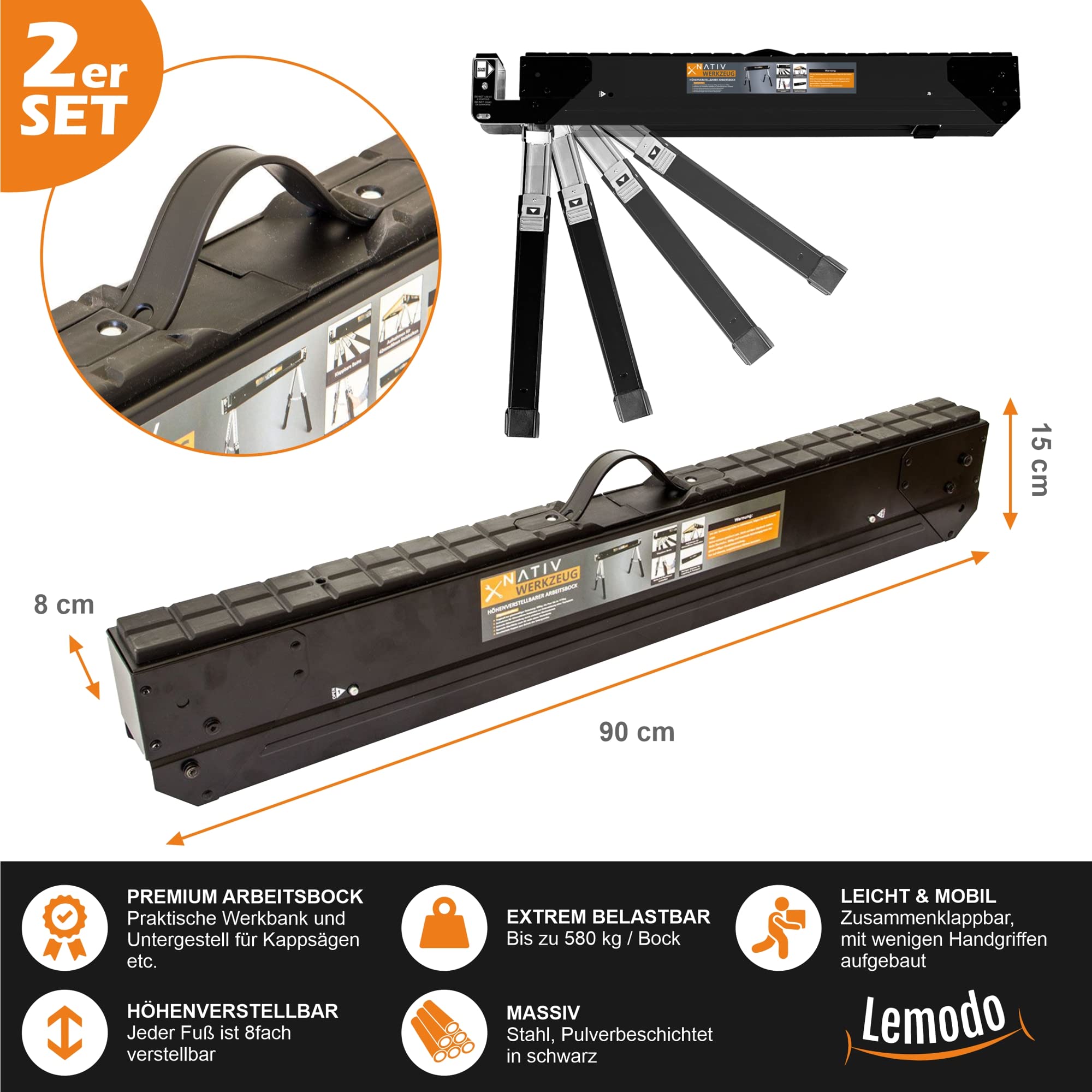 lemodo-arbeitsbock-h-henverstellbar-klappbar-2er-set-580-kg-pro-bock-64-5-82-cm image 4