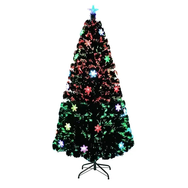 fivmen-k-nstlicher-weihnachtsbaum-240-cm-glasfaser-farbwechsel image 1