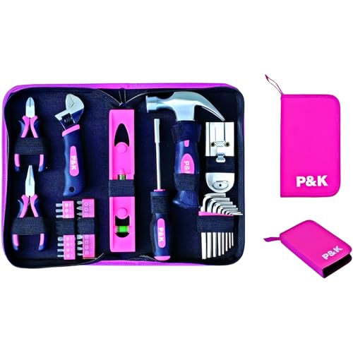 p-k-werkzeugset-35-teilig-pink-im-etui-haushalts-werkzeugkoffer-kompakt image 5