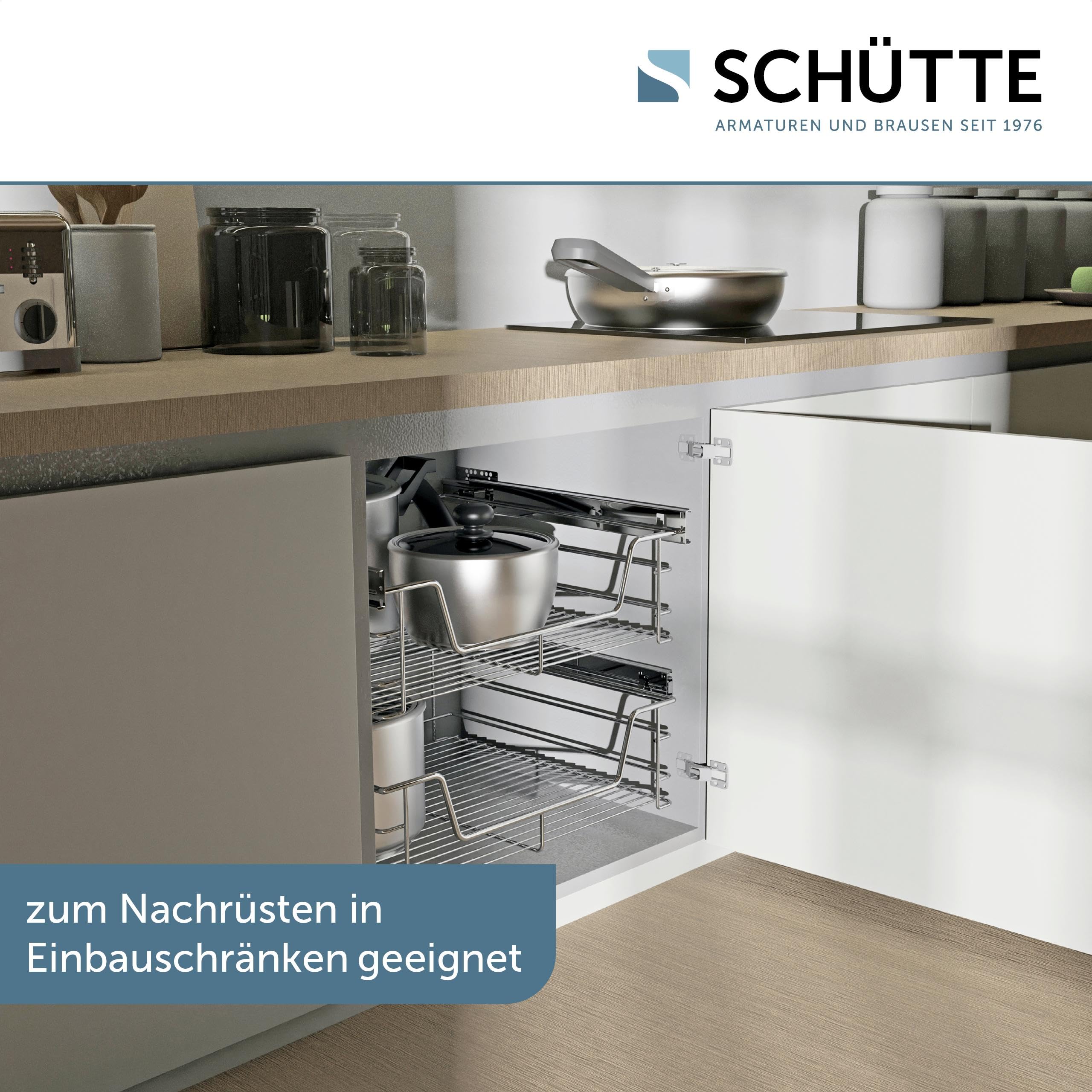 sch-tte-teleskopschublade-4329-korbauszug-50er-schrank-chrom-vollauszug image 2