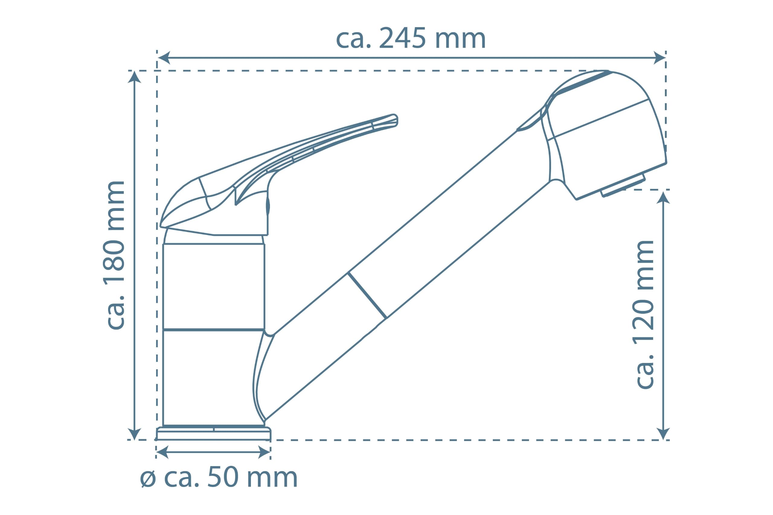 sch-tte-ultra-k-chenarmatur-niederdruck-mit-brause-ausziehbar image 4