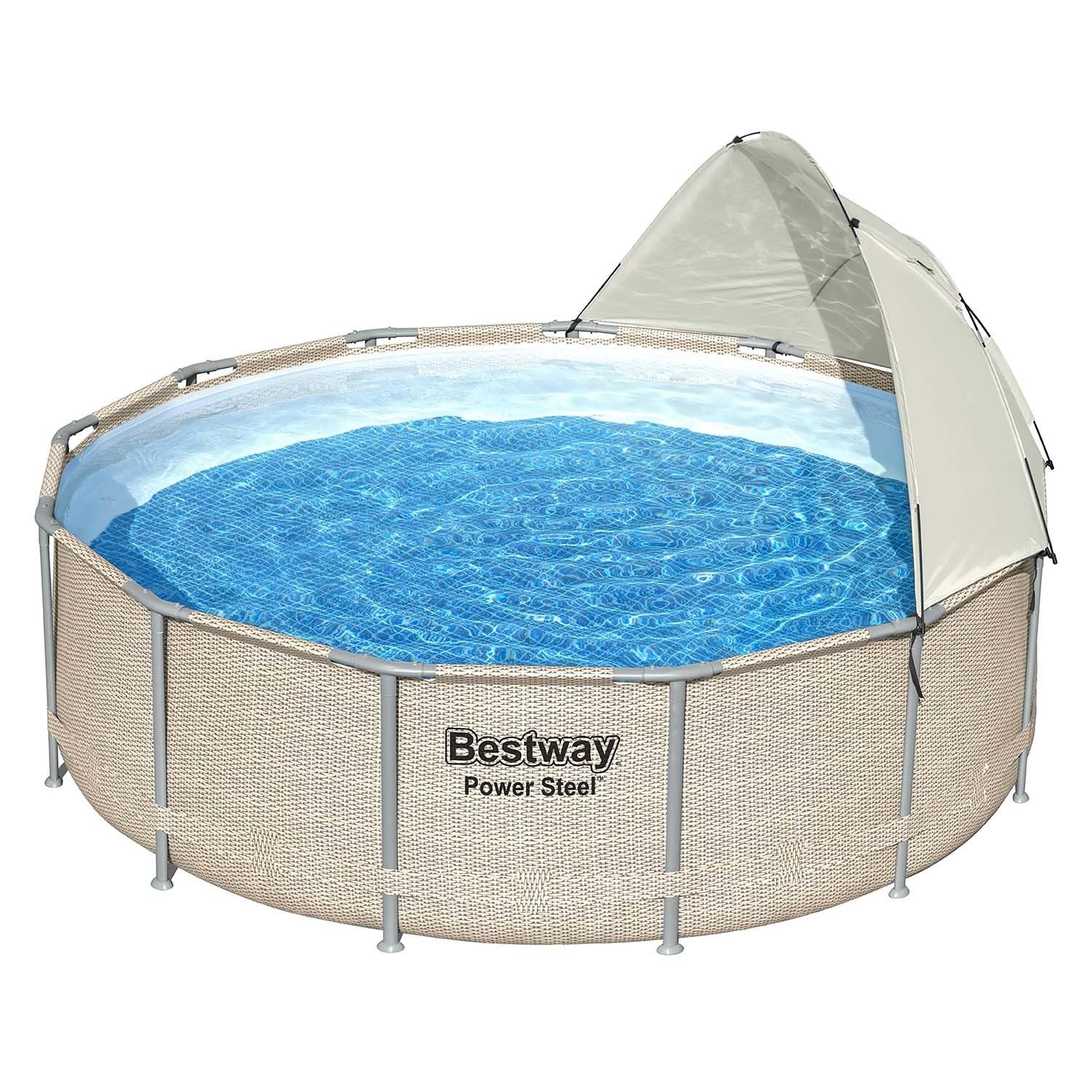 lemodo-bestway-flowclear-sonnenschutzdach-58681-f-r-stahlrahmenpool-305-549-cm image 4