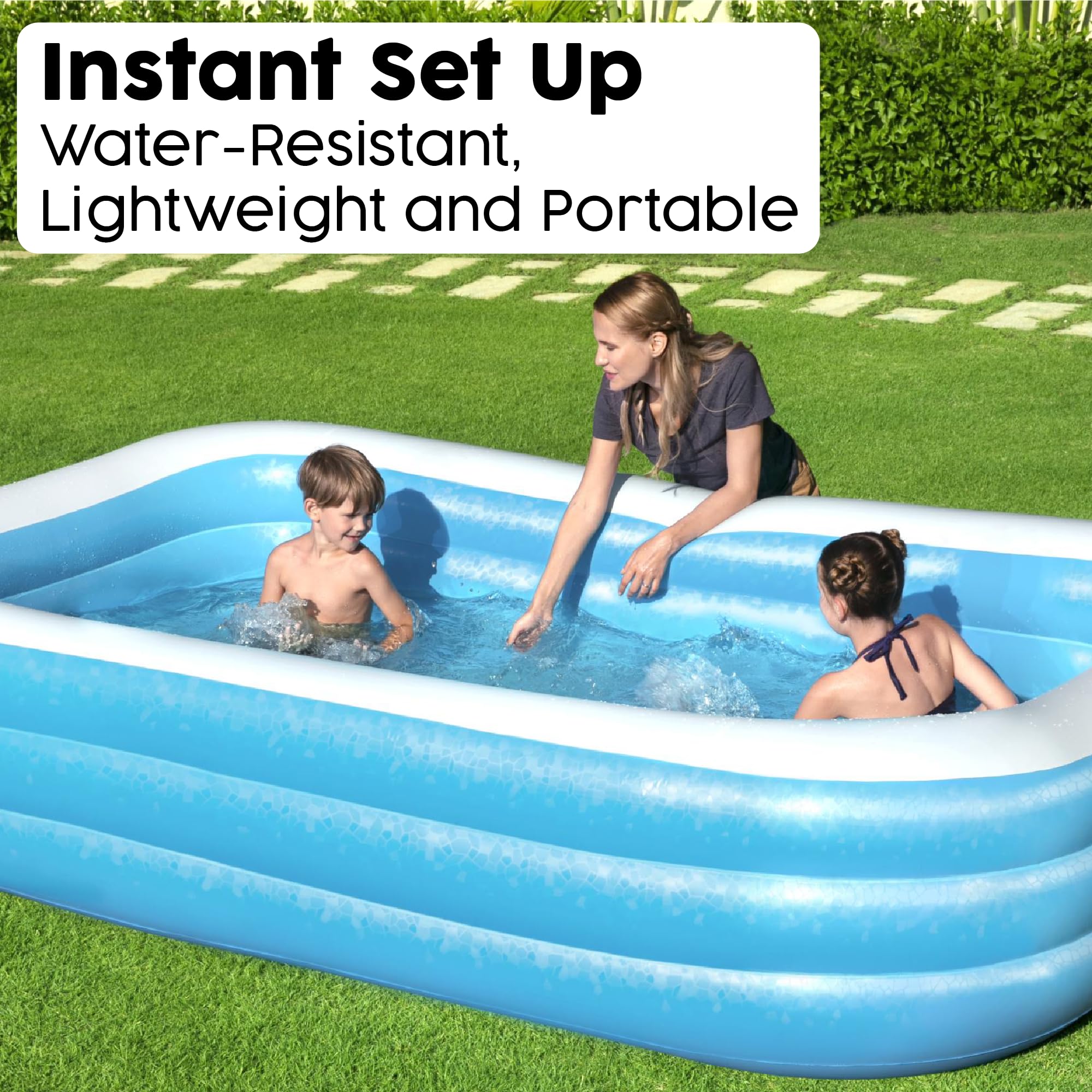bestway-family-pool-deluxe-305x183x56-cm-aufblasbar-1161-l image 3