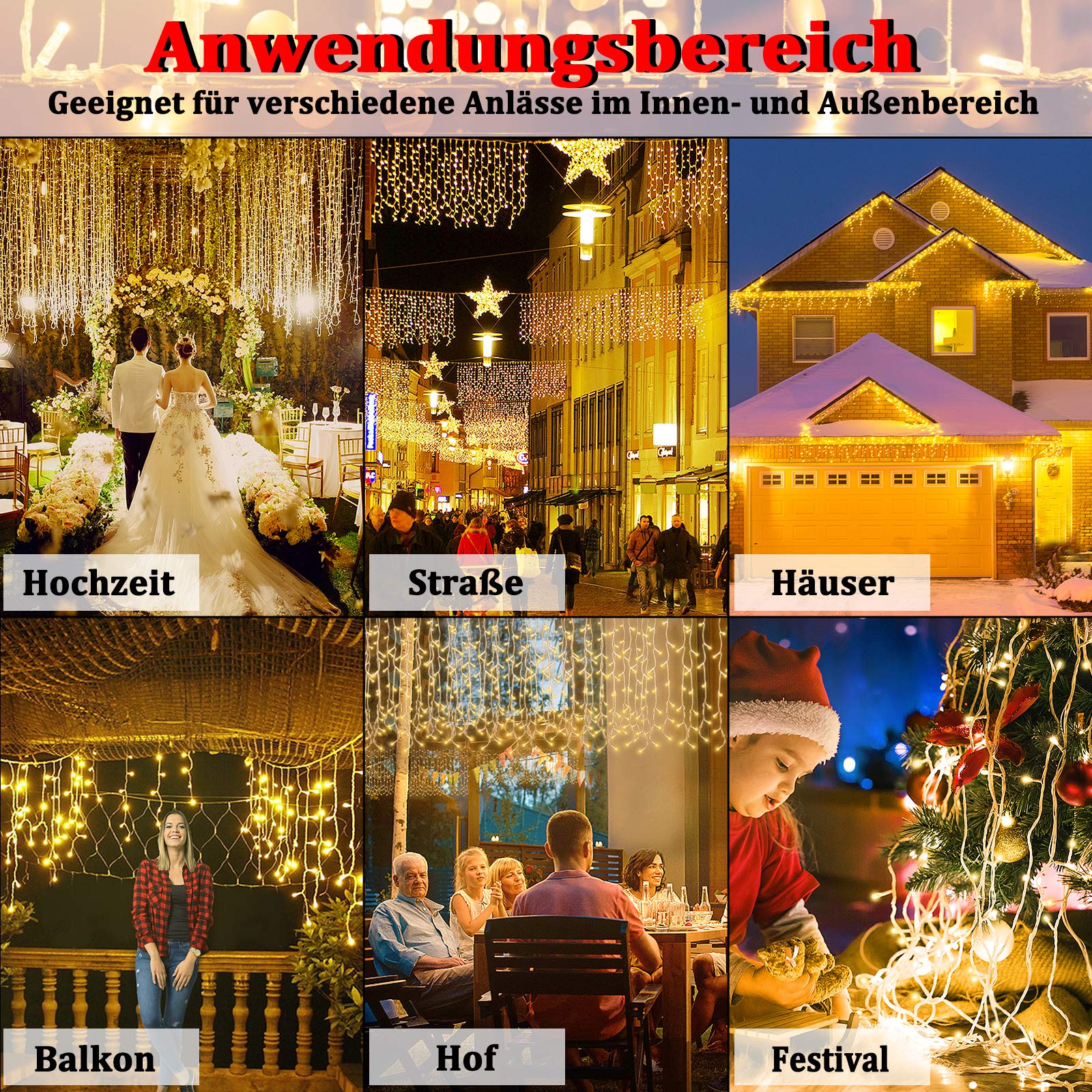 fivmen-lichtervorhang-10-m-400-led-warmwei-8-modi-ip44 image 5