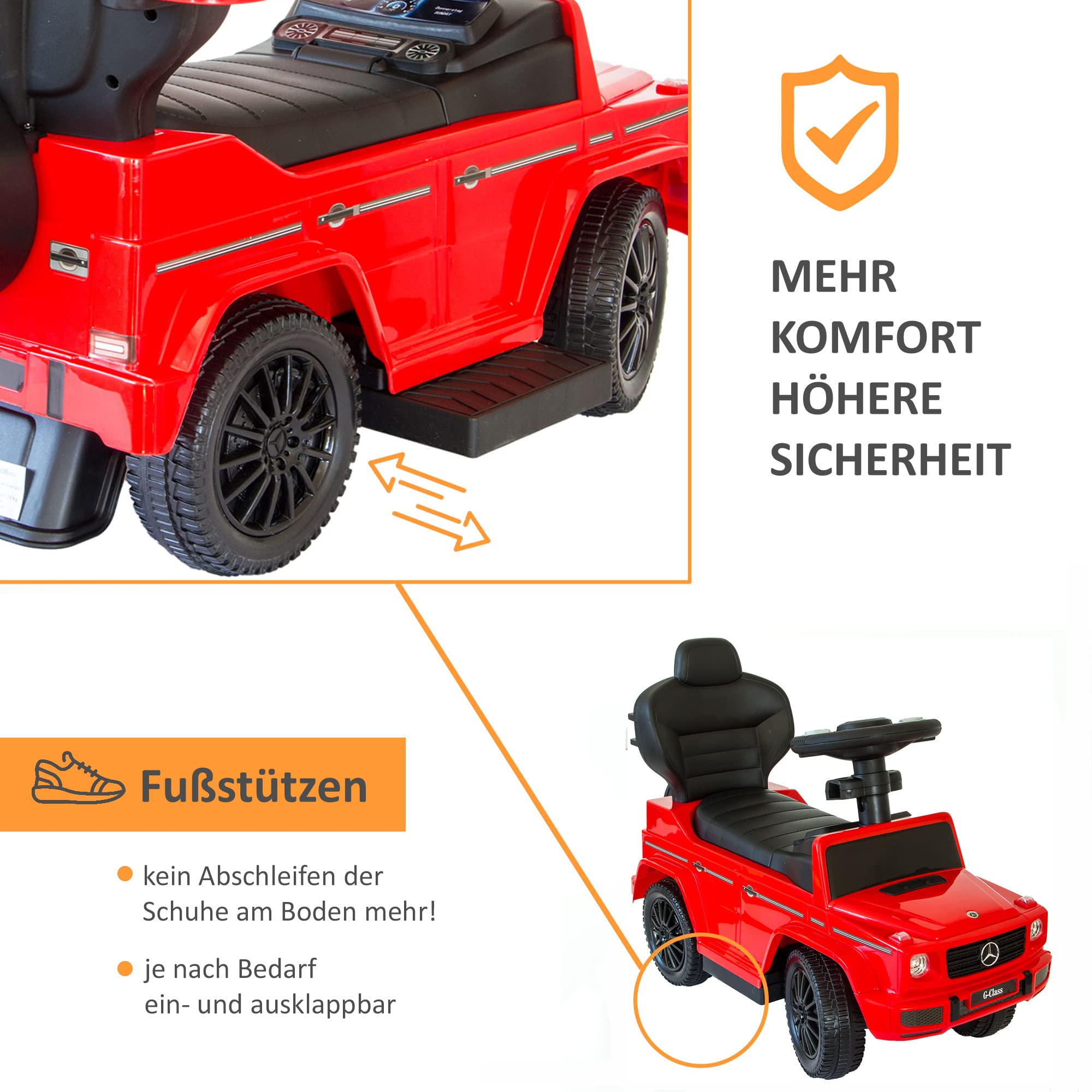 lemodo-rutschauto-rot-ab-1-jahr-mit-schiebestange image 7