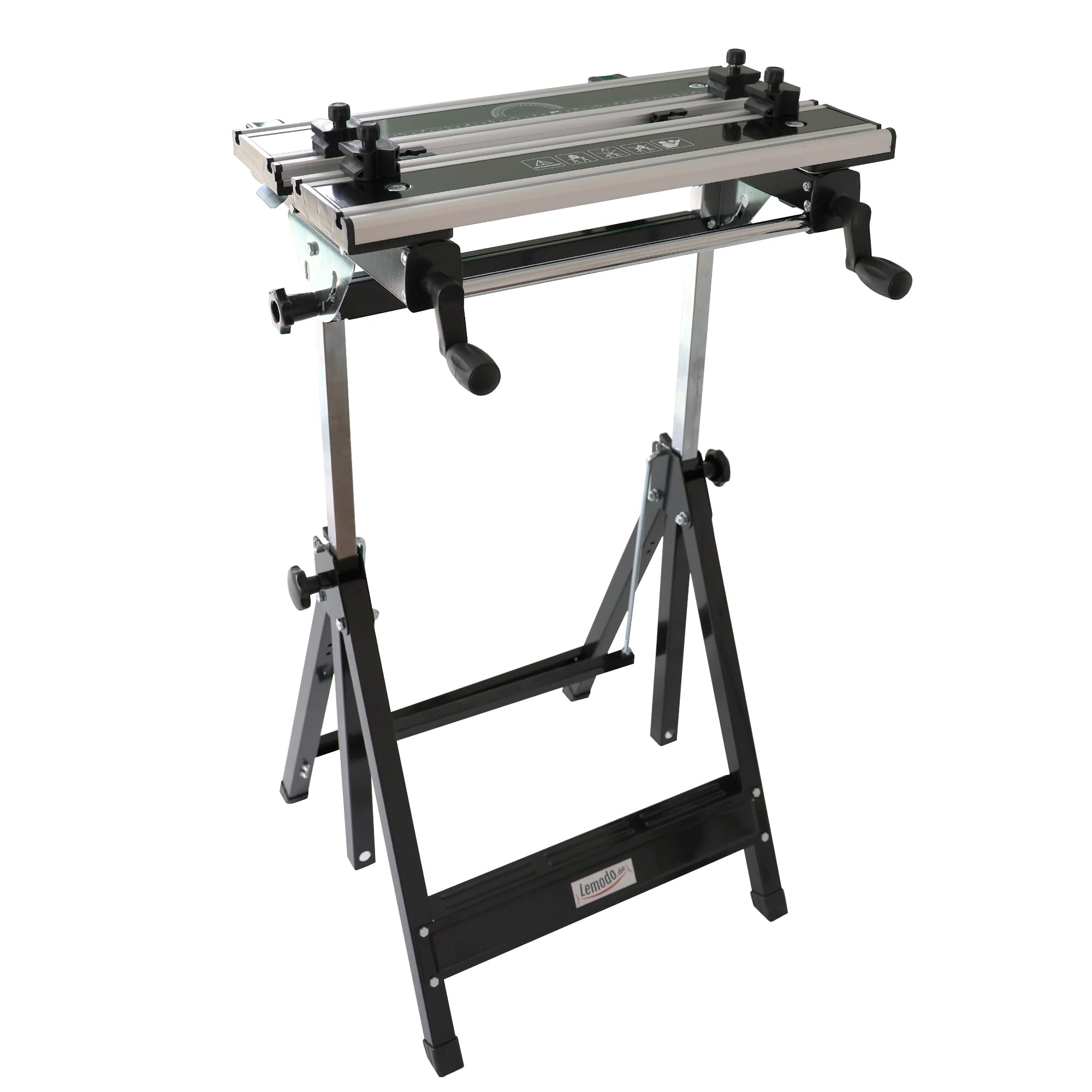 lemodo-mobile-werkbank-klappbar-arbeitstisch-stahl-aluminium-neigungsverstellbar image 1
