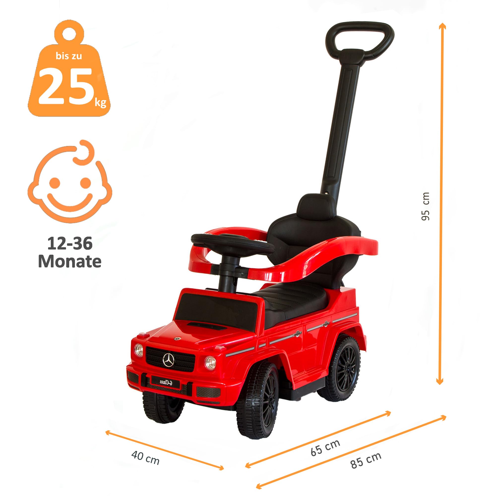 lemodo-rutschauto-rot-ab-1-jahr-mit-schiebestange image 4