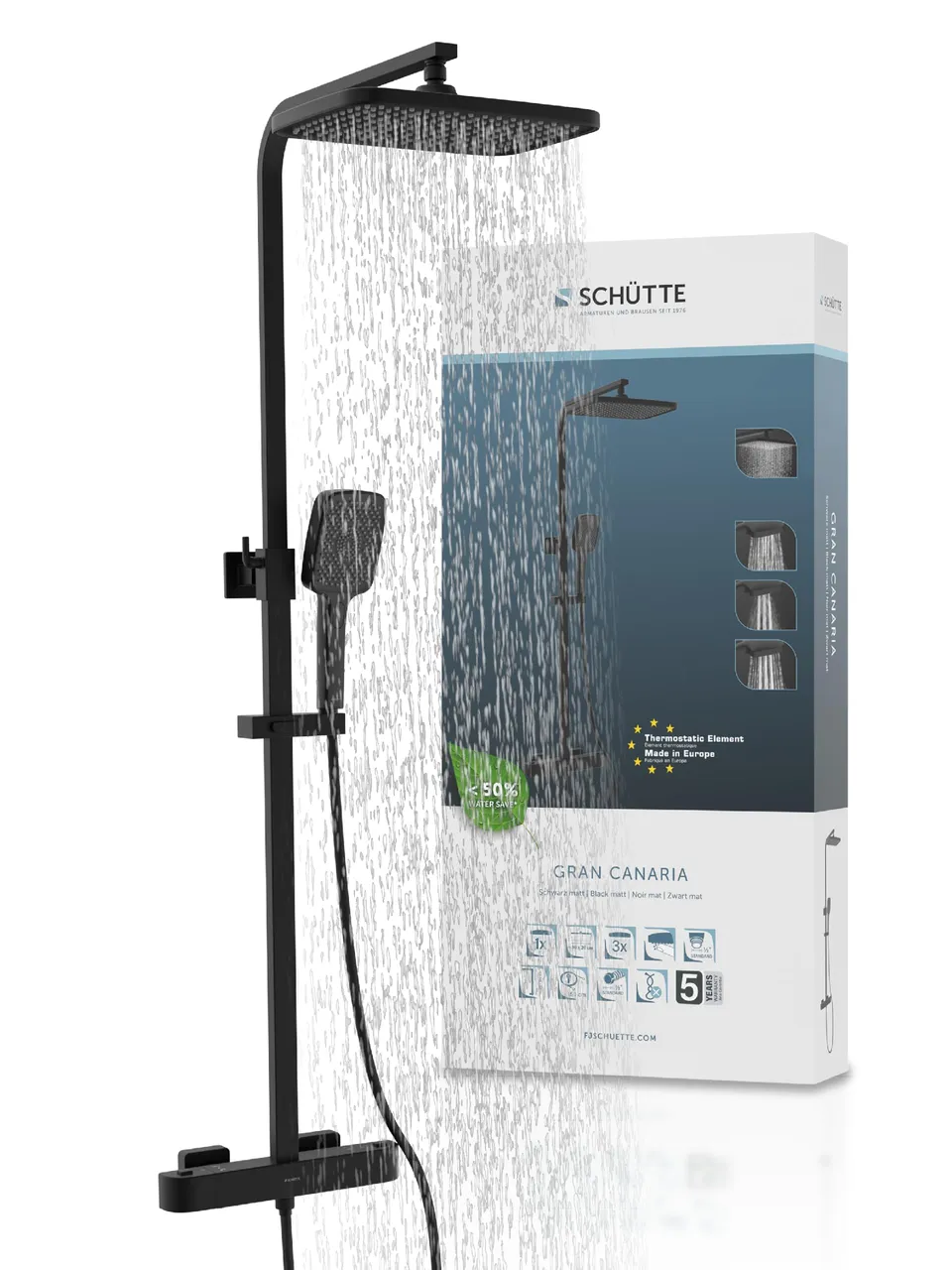sch-tte-gran-canaria-e-duschsystem-thermostat-schwarz-20x30-cm image 1