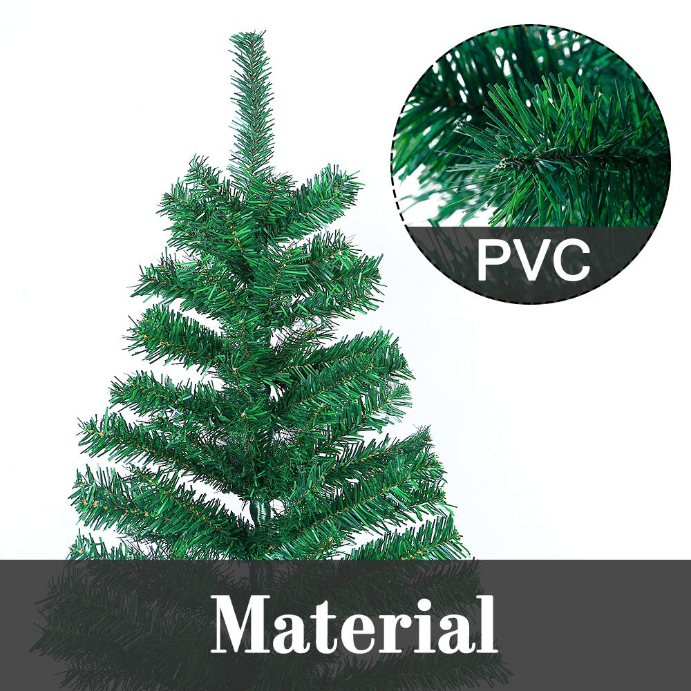 fivmen-weihnachtsbaum-k-nstlich-180-cm-gr-n-tannenbaum-mit-500-spitzen-und-st-nd image 4