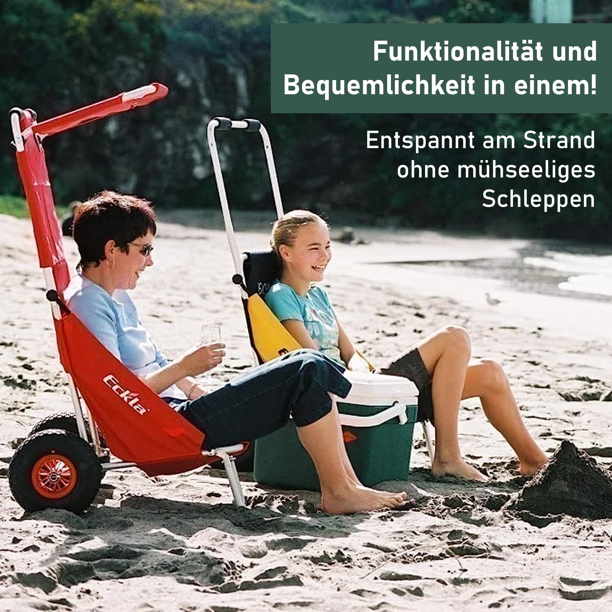 eckla-beach-rolly-klappbarer-strand-trolley-mit-sitz-und-luftreifen image 5