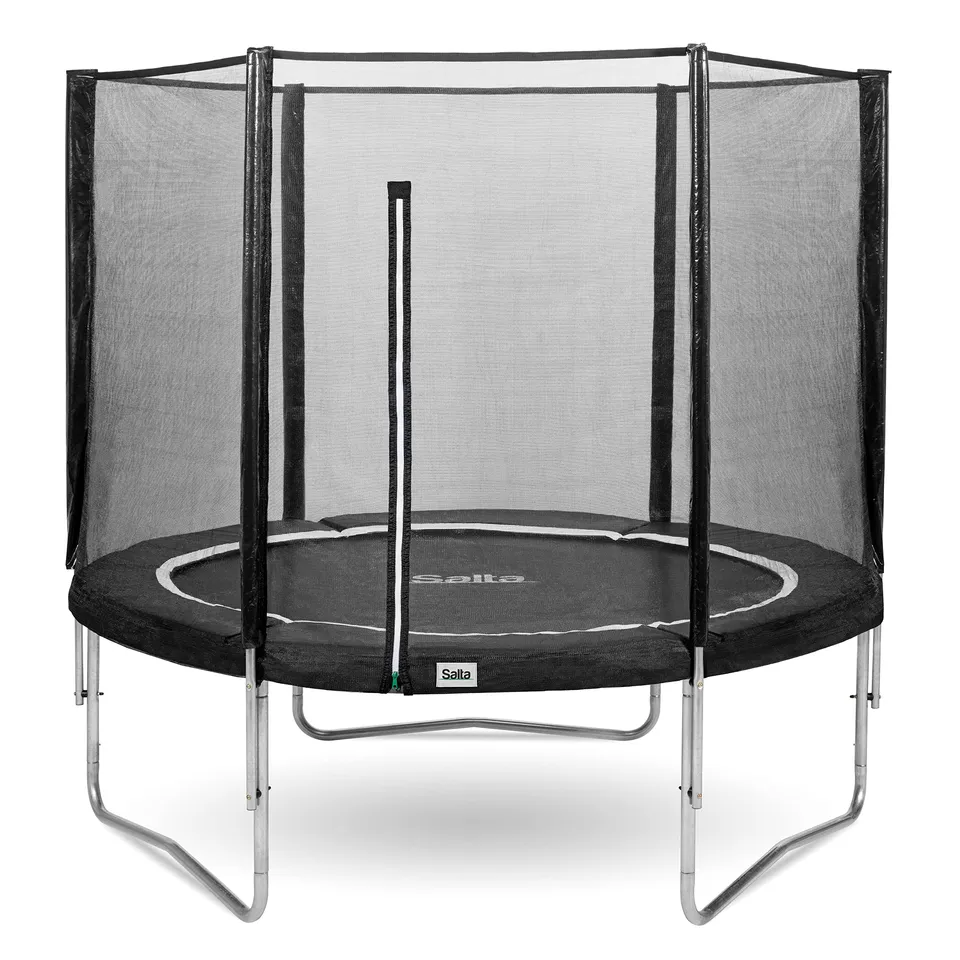salta-combo-trampolin-rund-213-cm-schwarz-mit-netz image 1