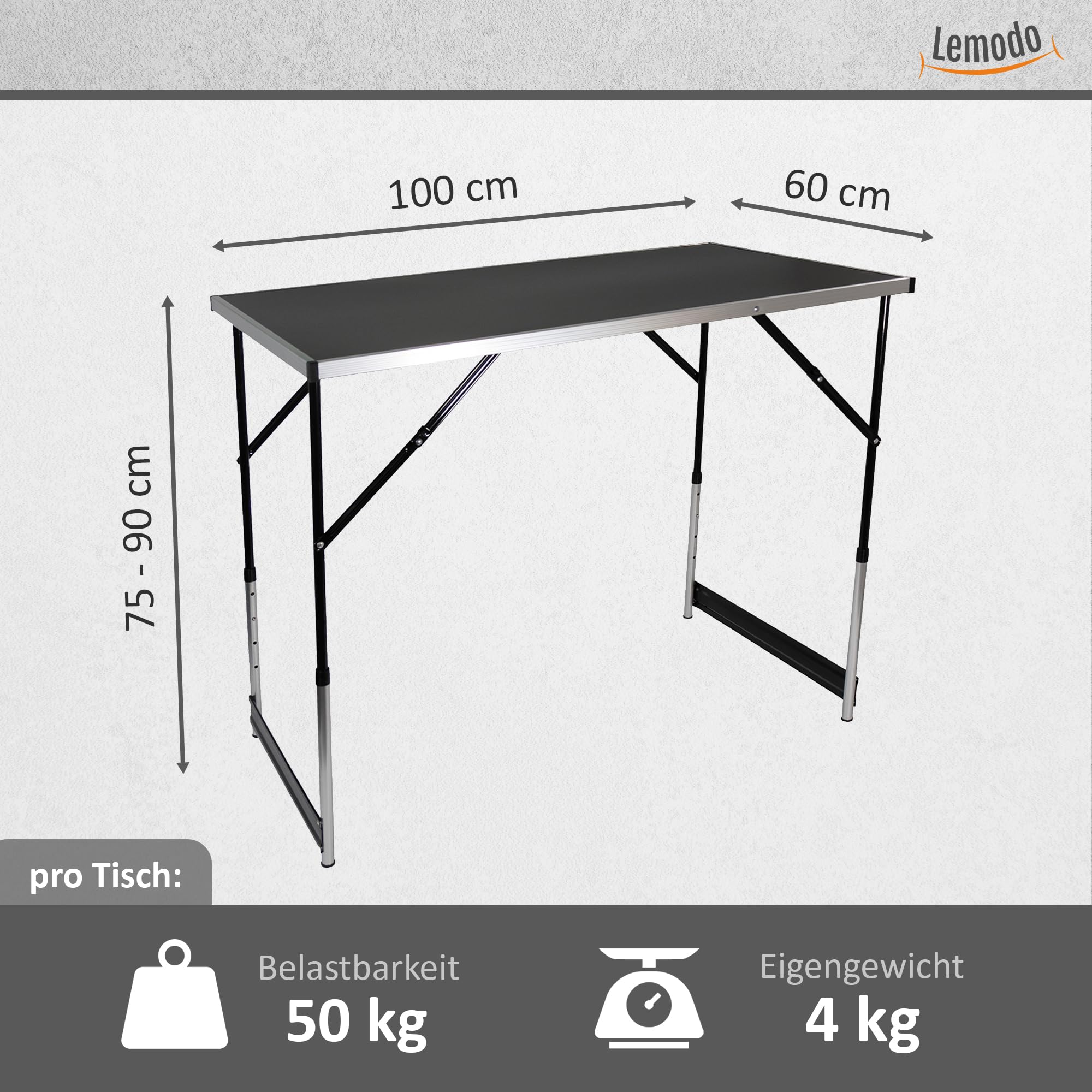 lemodo-tapeziertisch-3-teilig-klappbar-aluminium-3-m-50-kg image 2