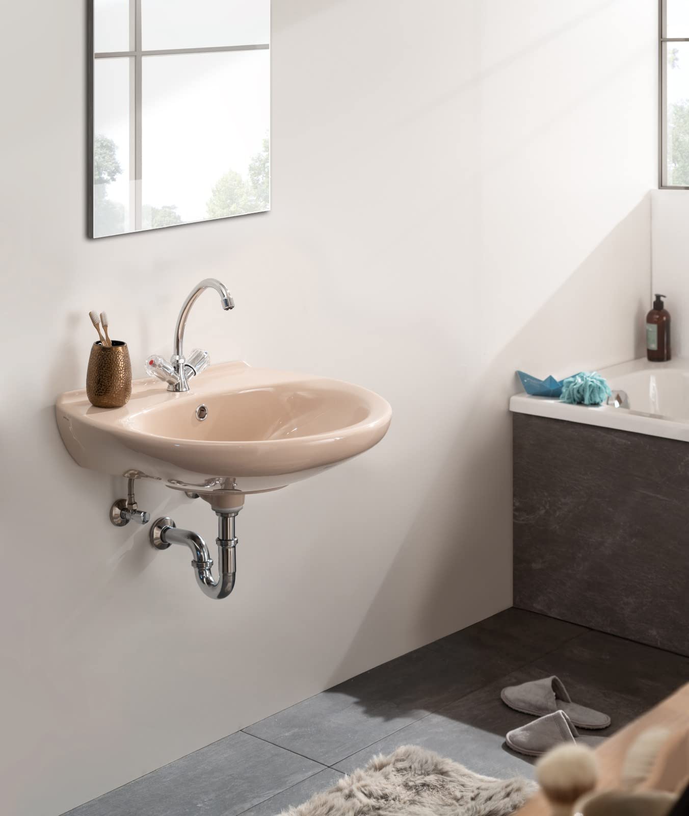 calmwaters-ovales-waschbecken-60-x-50-cm-beige-bahamabeige-mit-hahnloch image 2