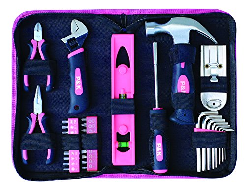 p-k-werkzeugset-35-teilig-pink-im-etui-haushalts-werkzeugkoffer-kompakt image 6