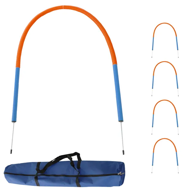 lemodo-hoopers-set-4-b-gen-agility-steckh-rden-mit-tasche-hundetraining image 1