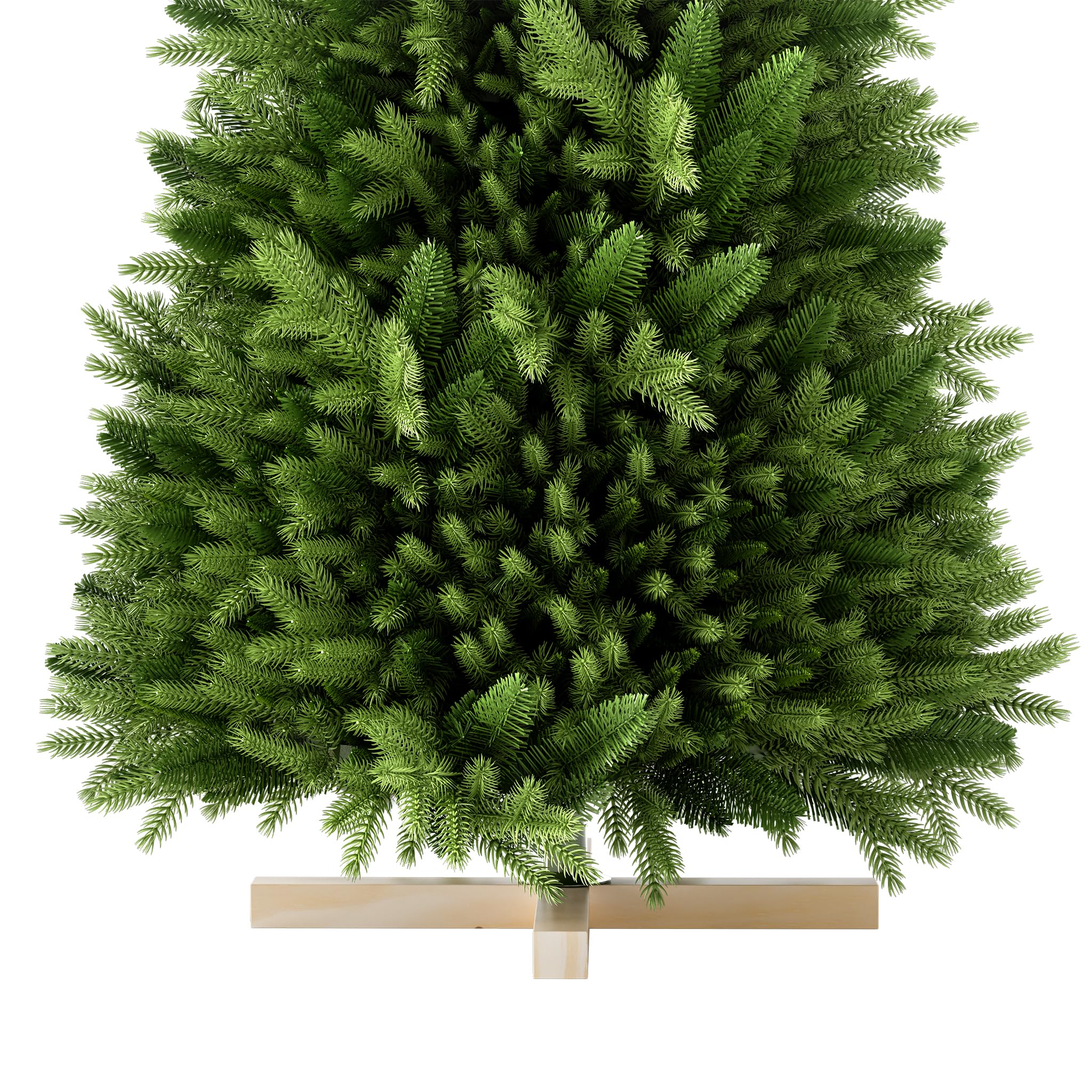 fivmen-weihnachtsbaum-k-nstlich-180-cm-gr-n-mit-holzsockel image 3