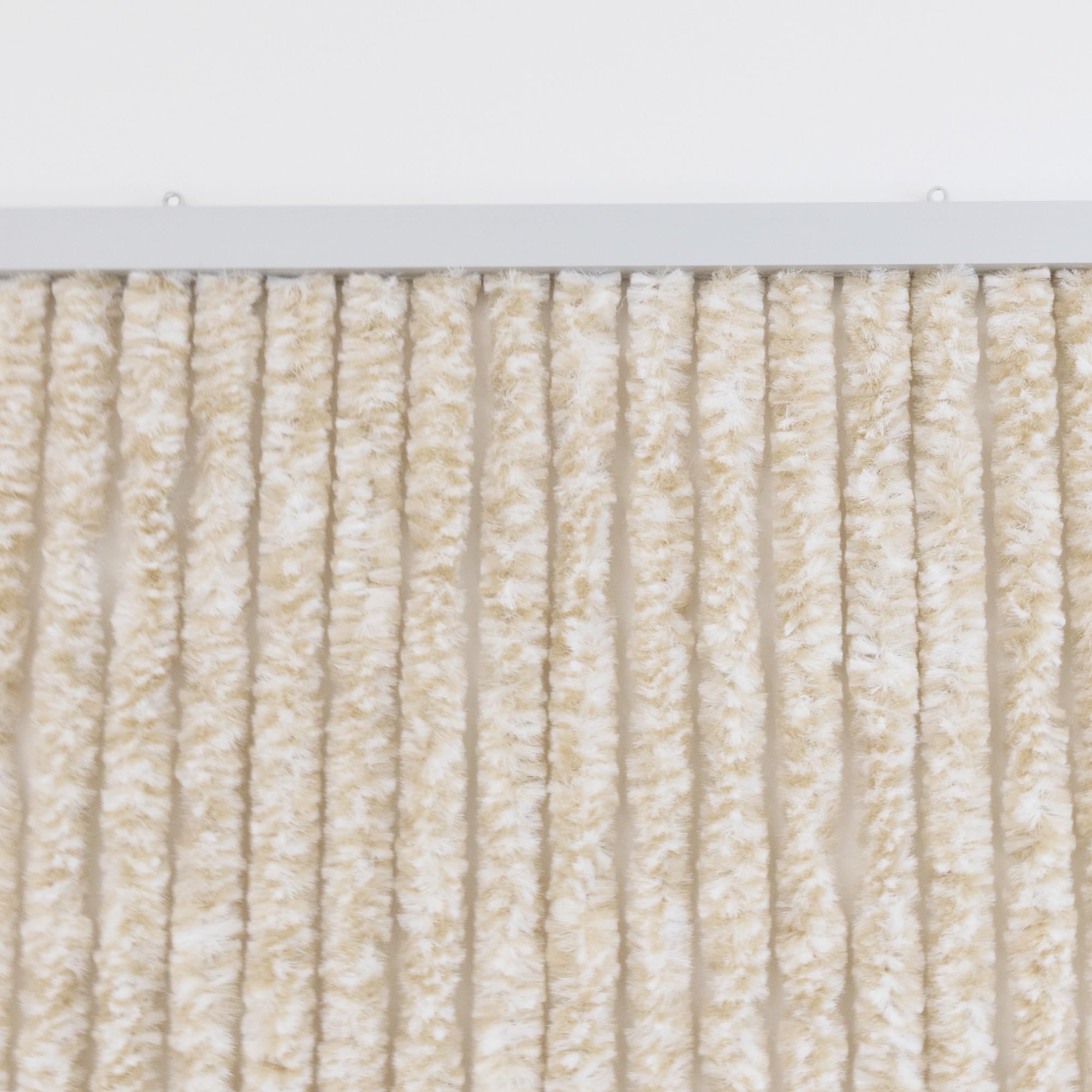lemodo-t-rvorhang-flauschvorhang-90x200-cm-beige-wei-insektenschutz image 3