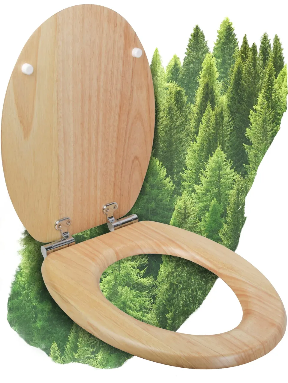 calmwaters-wc-sitz-modern-wellness-26lp2846-holzkern-kiefer-mit-absenkautomatik image 1