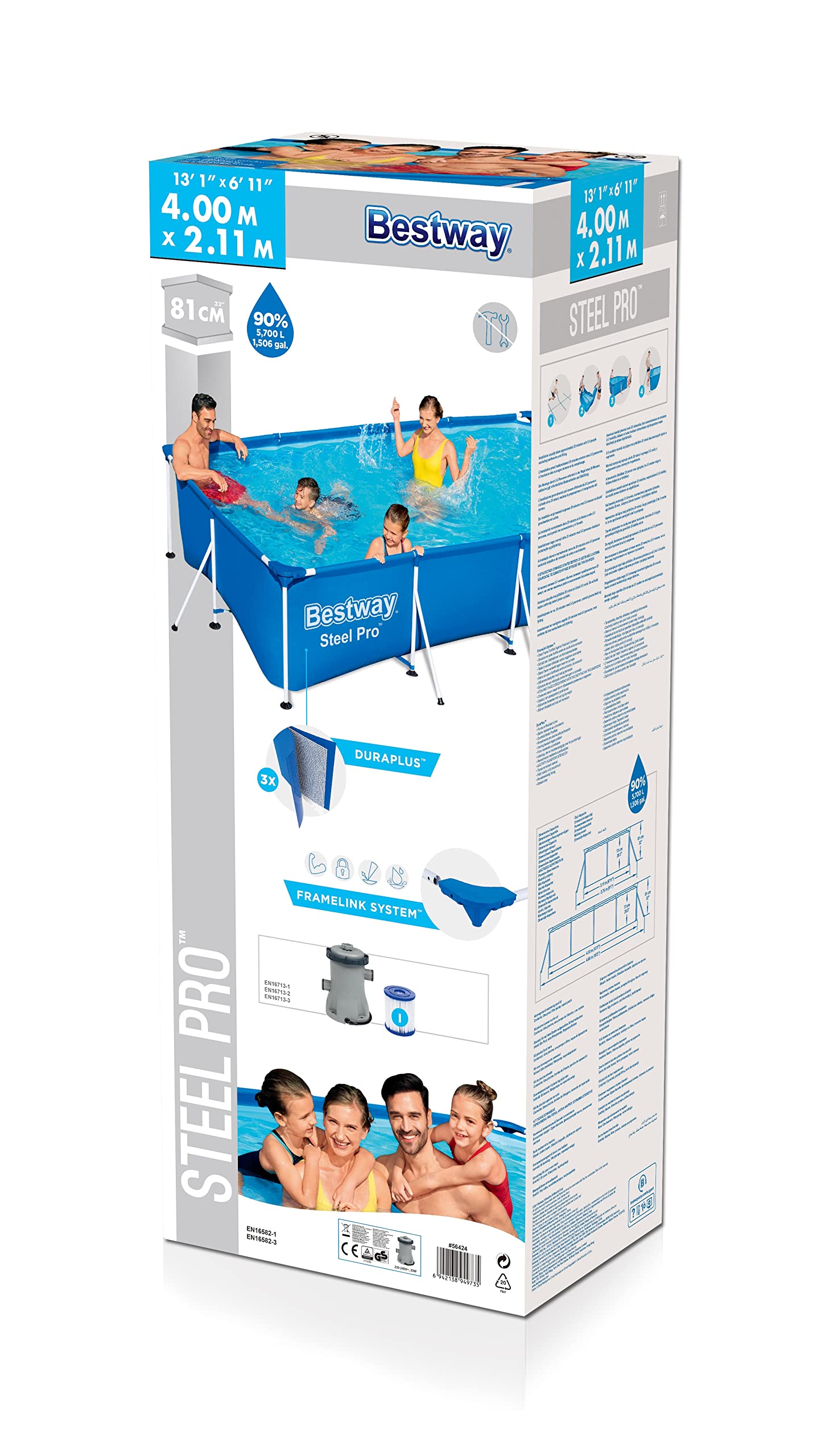 lemodo-bestway-steel-pro-pool-set-400x211x81-cm-mit-filterpumpe image 3