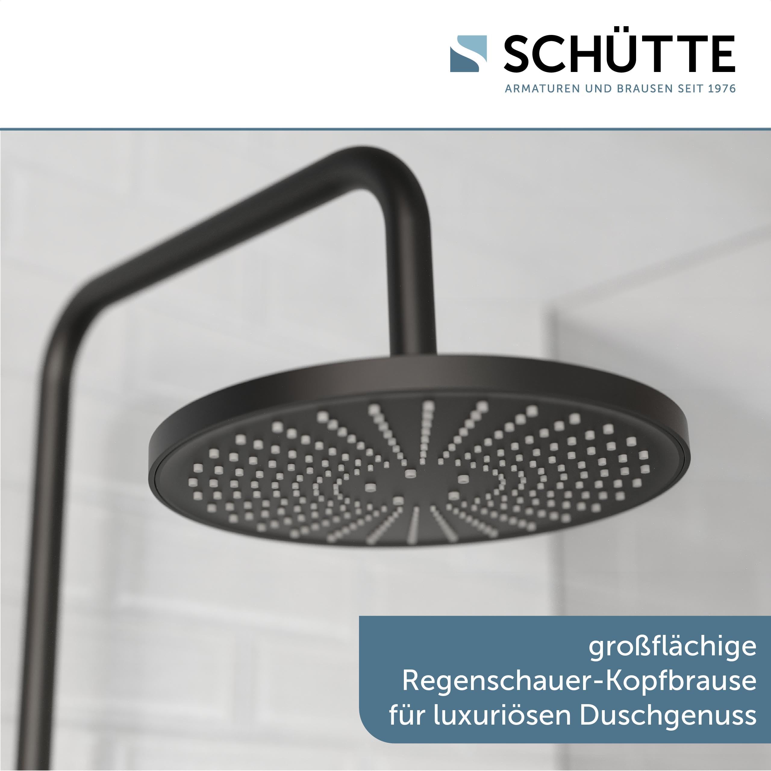 sch-tte-adria-60171-duschsystem-thermostat-regendusche-24-cm-schwarz image 2