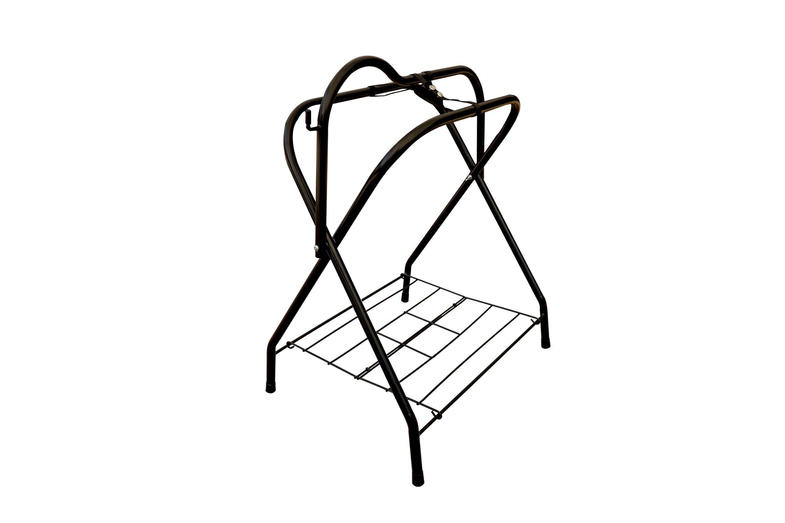 p-k-sattelst-nder-klappbar-metall-mit-ablagegitter-pferd-pony image 1