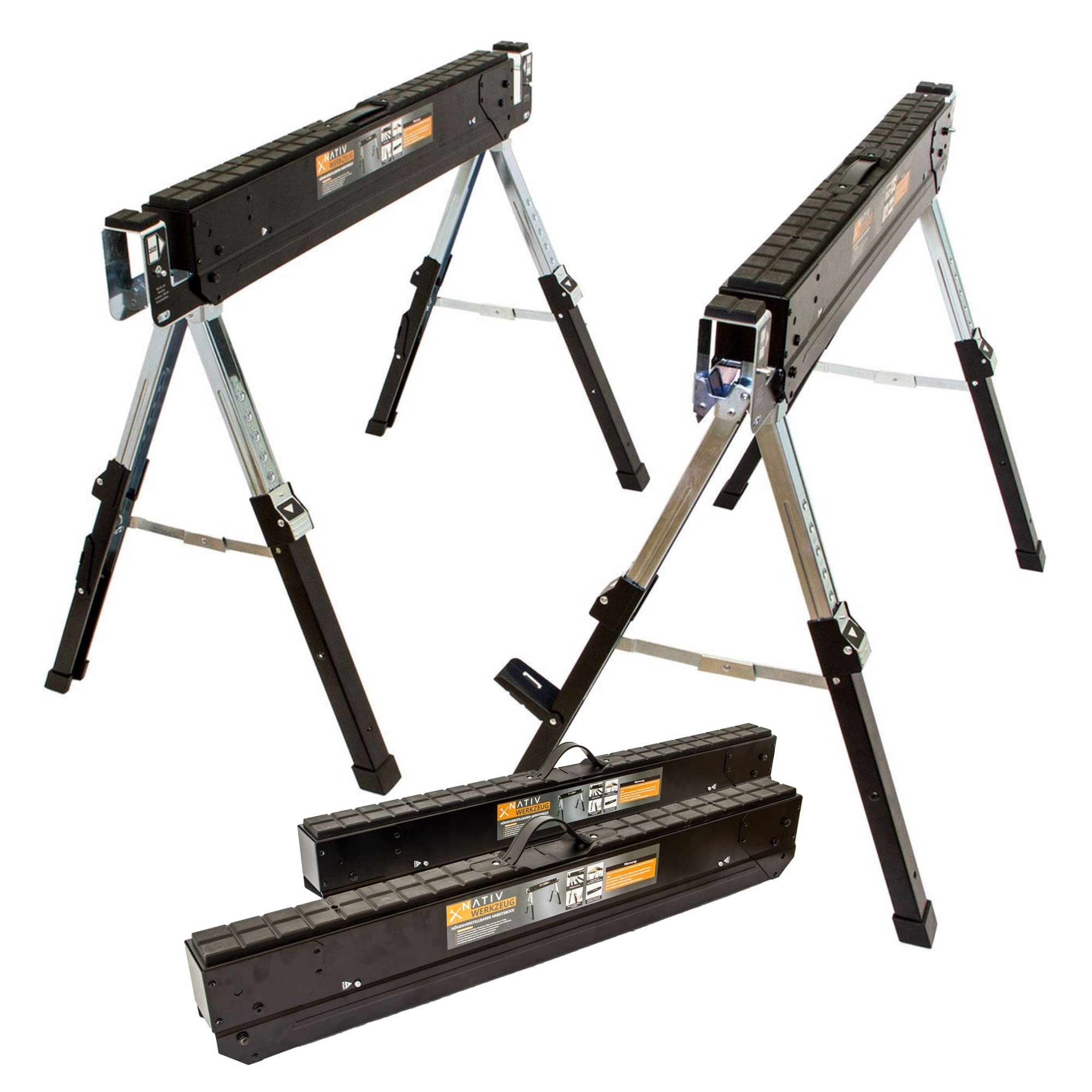 lemodo-arbeitsbock-h-henverstellbar-klappbar-2er-set-580-kg-pro-bock-64-5-82-cm image 1