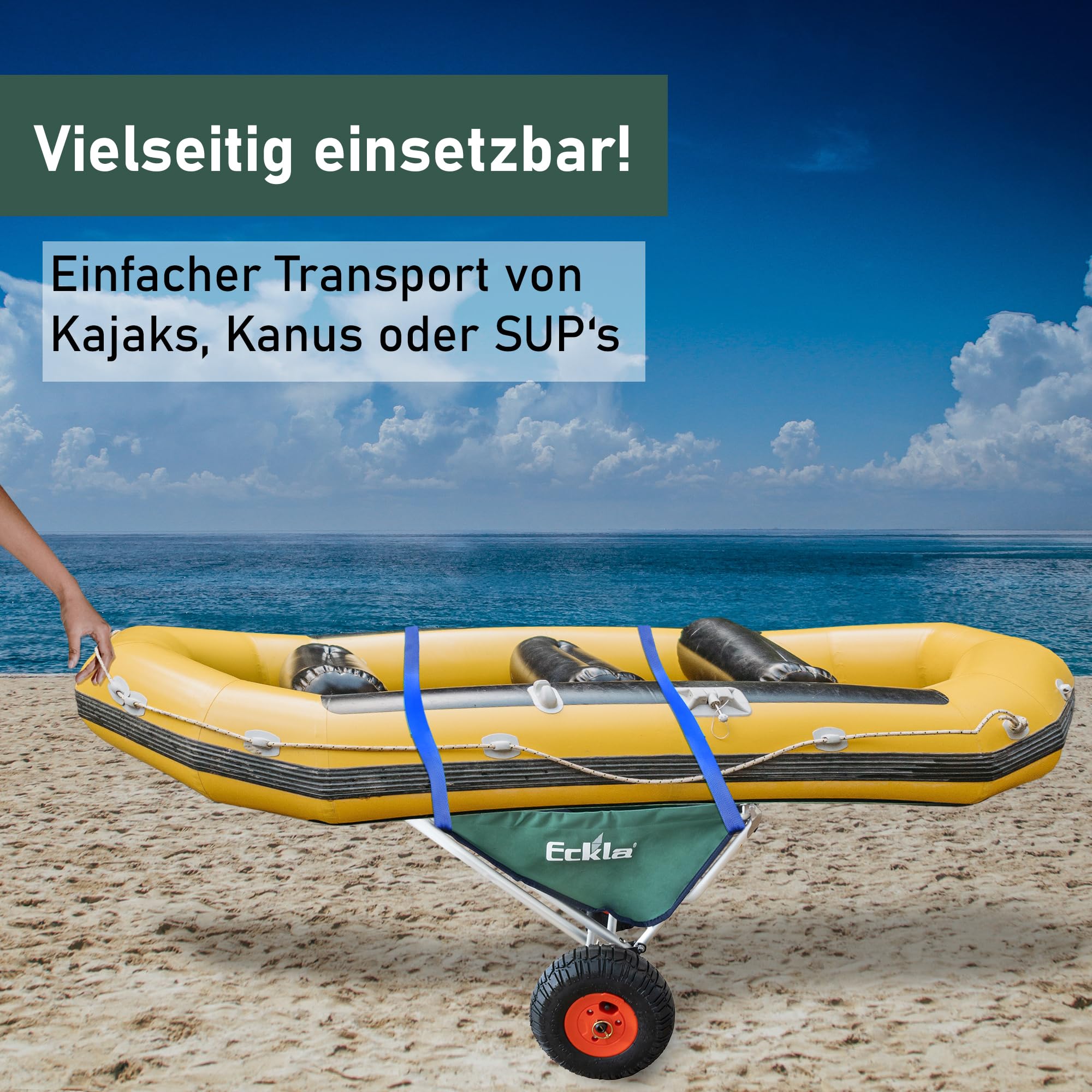 eckla-beach-rolly-klappbarer-strand-trolley-mit-sitz-und-luftreifen image 6