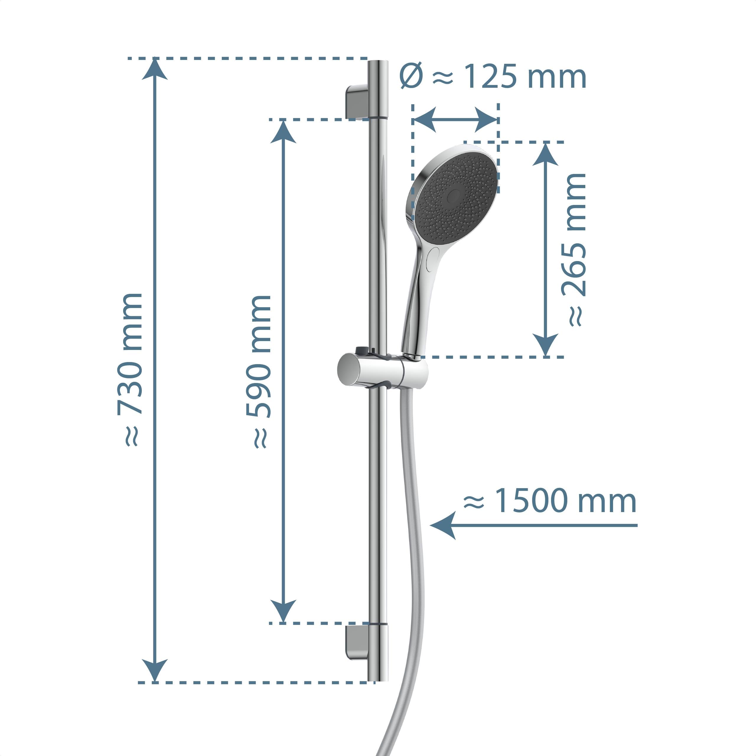 sch-tte-capri-64991-duschstange-mit-handbrause-3-strahlig-chrom-73-cm image 5
