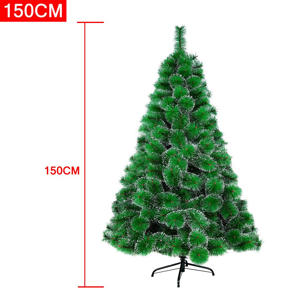 fivmen-weihnachtsbaum-k-nstlich-150-cm-mit-schnee-effekt-tannenbaum-mit-150-spit image 2
