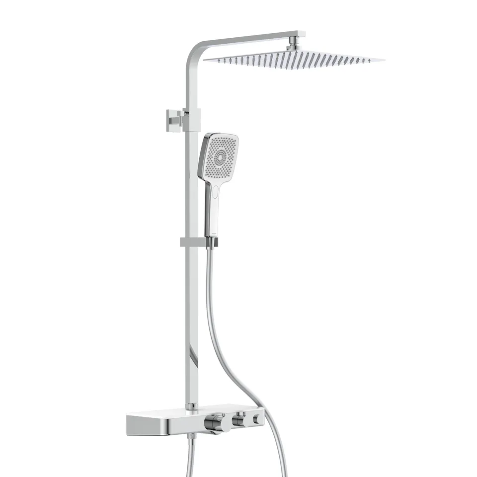 sch-tte-brausegarnitur-19164-chrom-wei-mit-berkopfbrause-handbrause-und-thermost image 1