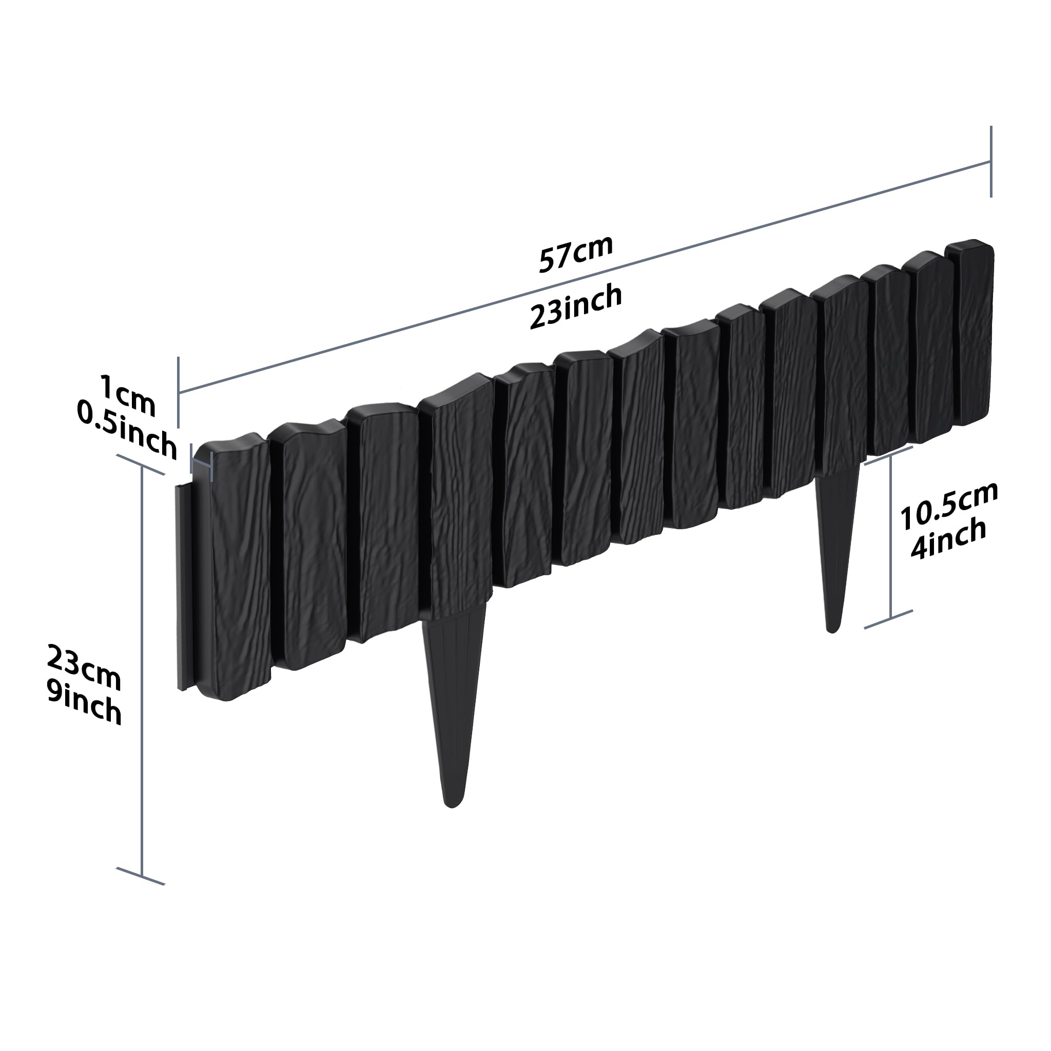 fivmen-rasenkante-kunststoff-4-6-m-holzoptik-mit-10-cm-stiften-anthrazit image 2