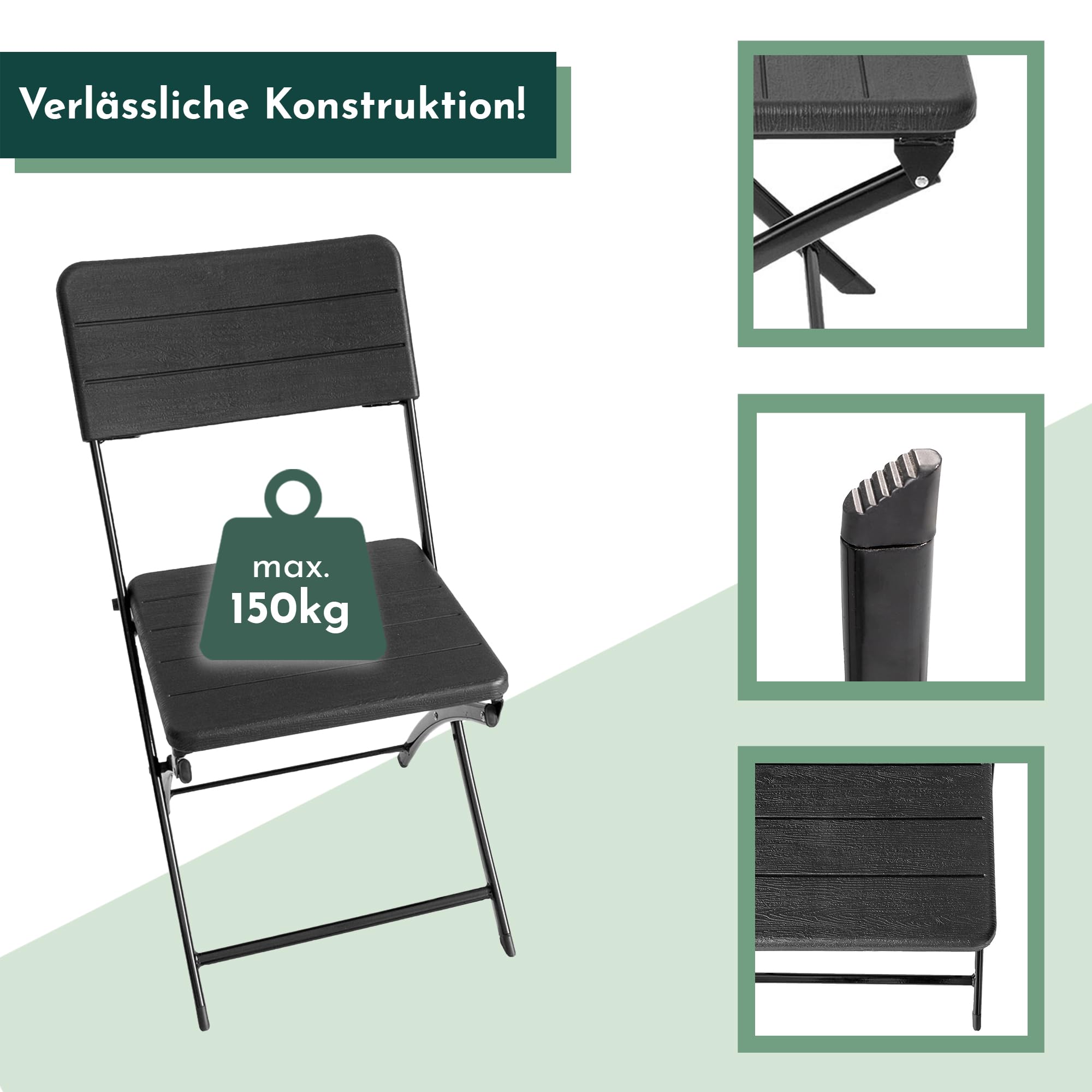lemodo-klappstuhl-2er-set-campingstuhl-holz-optik-schwarz image 3
